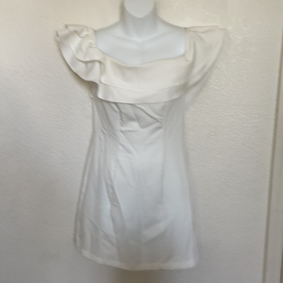 Sensemill Off the Shoulder Ruffle Bodycon Dress - Picture 7 of 8